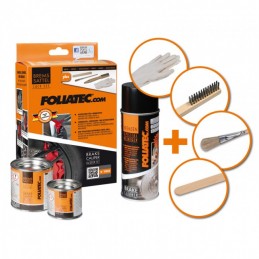 KIT PINTURA PINZAS DE FRENO FOLIATEC NEGRO MATE