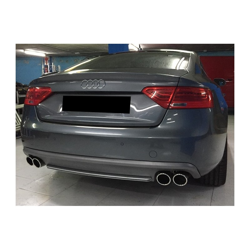 Difusor trasero Audi A5 look RS 2007 2012