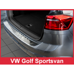 PROTECTOR PARACHOQUES ACERO INOXIDABLE VW GOLF VII SPORTSVAN 201