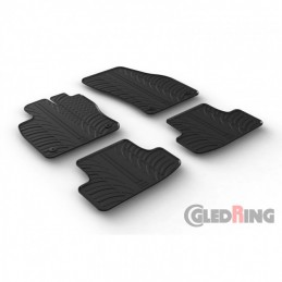 Alfombras de goma Audi Q5 2017   Negras 4 piezas
