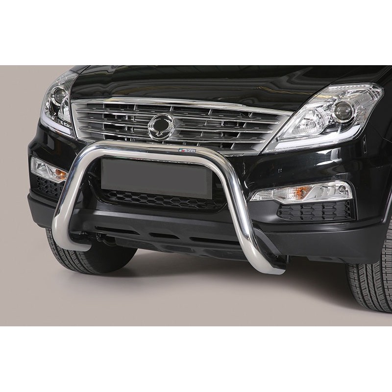 Defensa central inox O76mm SSANGYONG REXTON W 2013  Sin traviesa