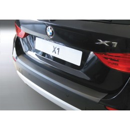Protector de parachoques trasero ABS BMW X1 09 15 Negro