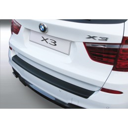 Protector de parachoques trasero ABS BMW X3 2010  Negro