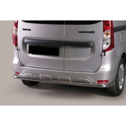 Protector de paragolpes trasero Dacia Dokker 2012  En tubo inox 