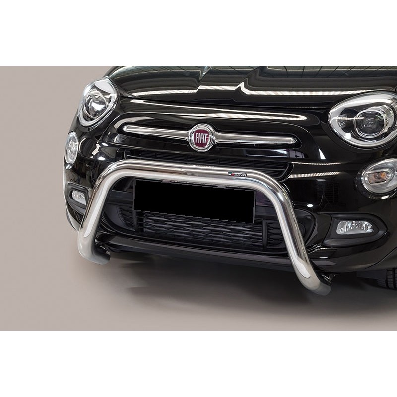 Defensa central inox O76mm Fiat 500X 2014  Sin traviesa Homologa
