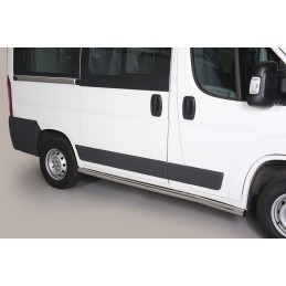 Estribos en tubo inox O63mm Fiat Ducato 2014  solo SWB carroceri