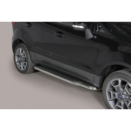 Estribos en plataforma con tubo inox O50mm Ford Ecosport 2014 