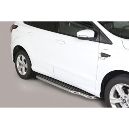 Estribos en plataforma Ford Kuga 2017  con tubo inox O50mm