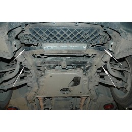 Proteccion de carter en aluminio 5mm BMW X6 08 15