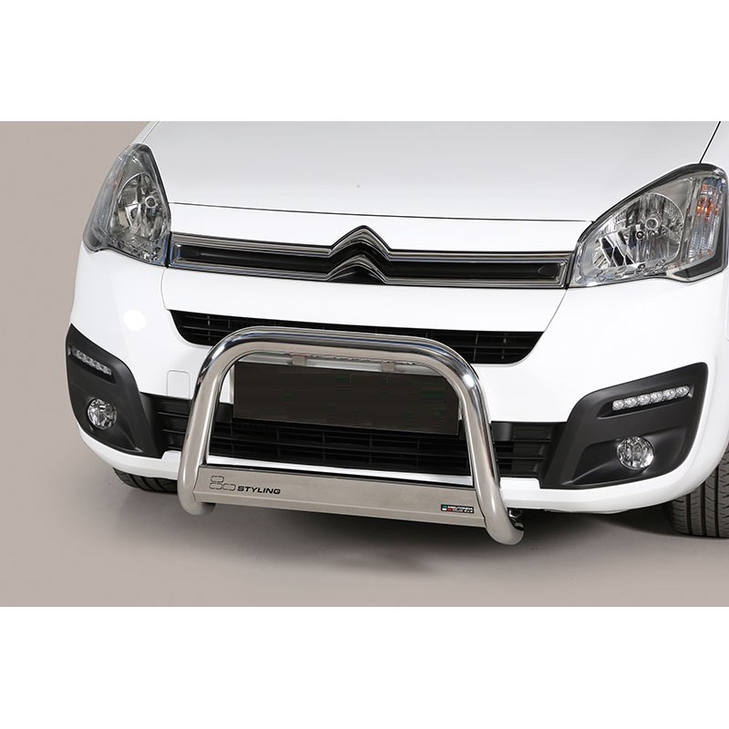 Defensa central inox O63mm Citroen Berlingo 2015  con traviesa H