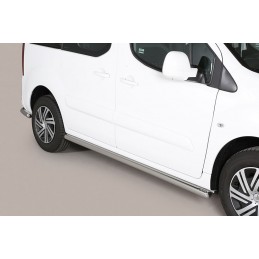 Estribos en tubo inox O63mm Citroen Berlingo 2015 