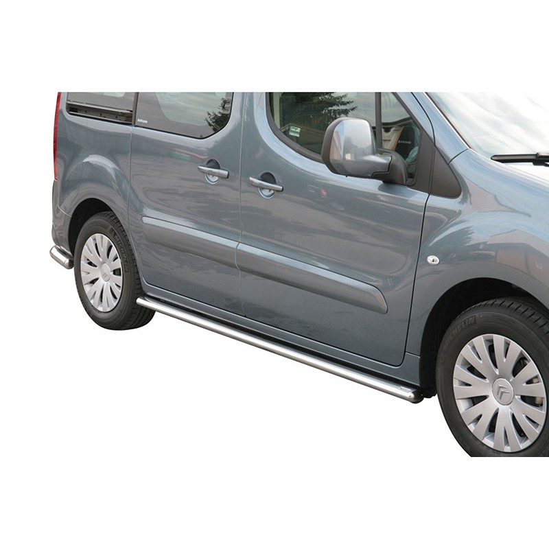Estribos en tubo inox oval Citroen Berlingo 2015 
