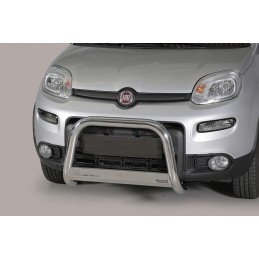 Defensa central inox O63mm Fiat Panda 4X4 2013 con traviesa Homo