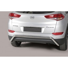 Protector de paragolpes trasero Hyundai Tucson 2015  en tubo ino