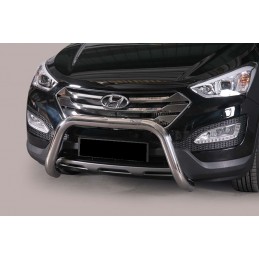 Defensa central inox O76mm Hyundai Santa FE 2012  sin traviesa  