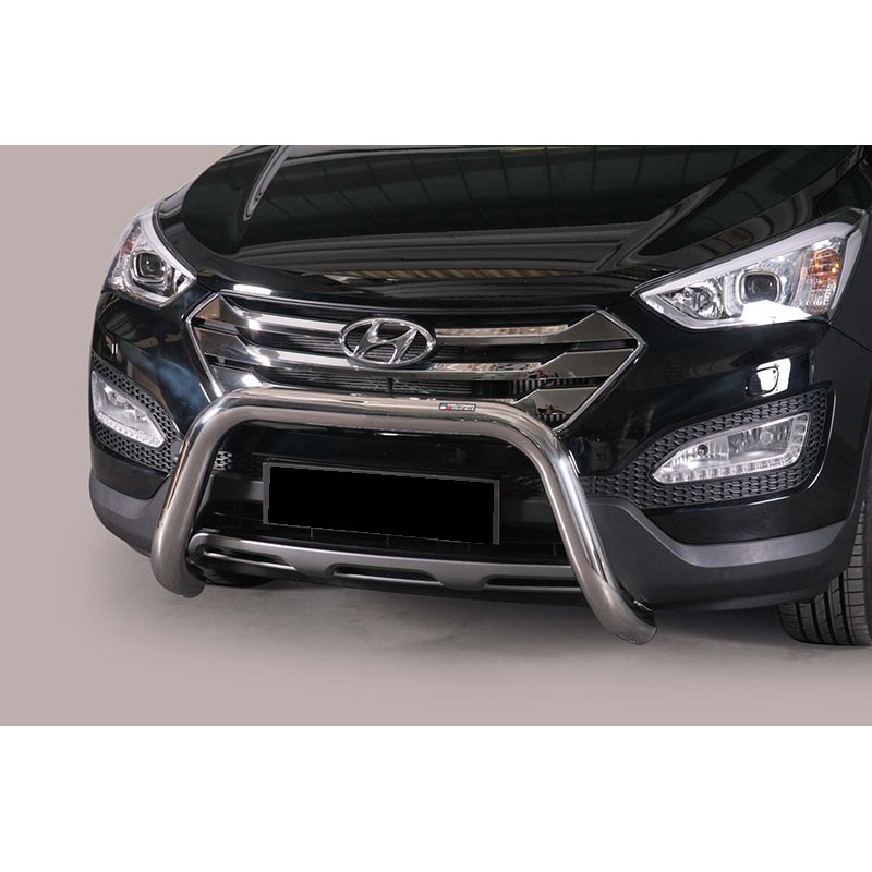 Defensa central inox O76mm Hyundai Santa FE 2012  sin traviesa  
