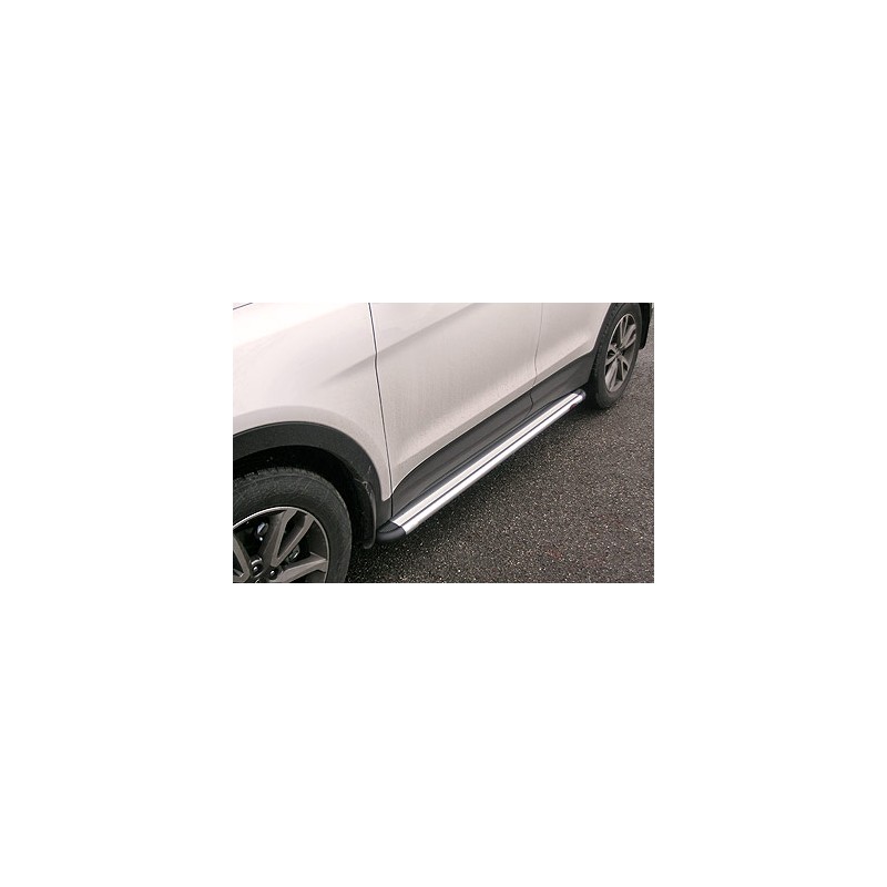 Estribos en plataforma de aluminio Hyundai Santa FE 2012  Tipo S