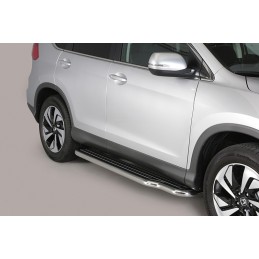 Estribos en plataforma Honda CRV 2016  con tubo inox O50mm