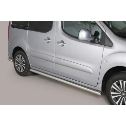 Estribos en tubo inox O63mm Peugeot Partner Tepee 08 