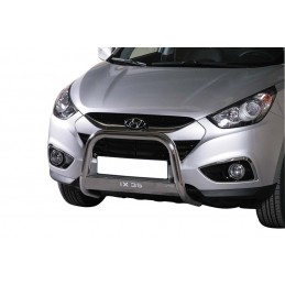 Defensa central inox O63mm Hyundai IX 35 10 13 con grabacion Hom