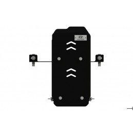 Proteccion de diferencial trasero Hyundai IX 35 10 13 en acero 3