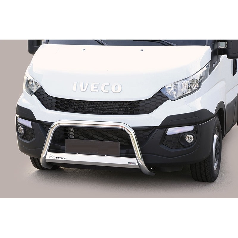 Defensa central inox O63mm Iveco Daily 2014  con traviesa Homolo