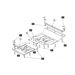 Proteccion de carter y caja de cambios Iveco Daily 2014   Acero