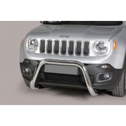 Defensa central inox O76mm Jeep Renegade 2014  sin traviesa Homo