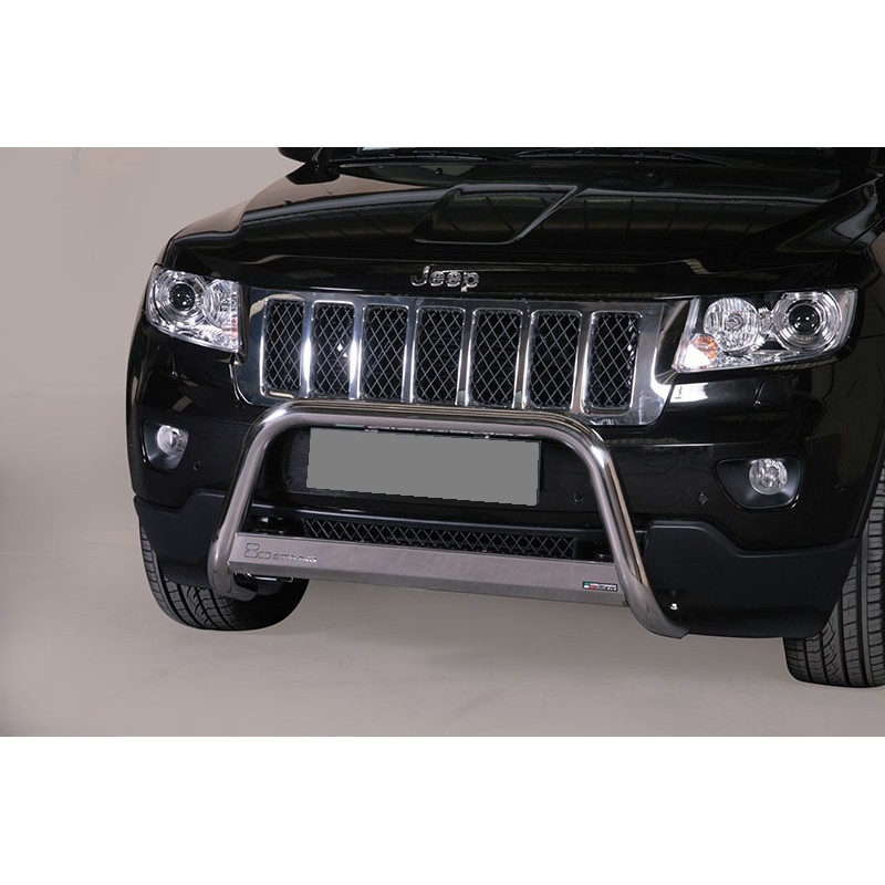 Defensa central inox O63mm Jeep Grand Cherokee 10 13 con travies