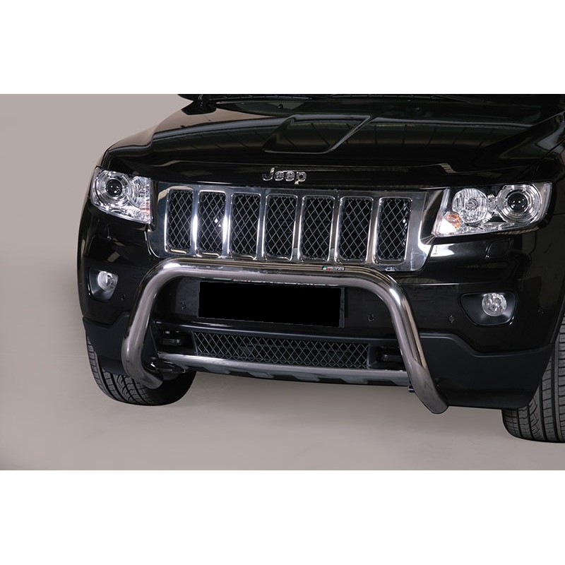 Defensa central inox O76mm Jeep Grand Cherokee 10 13 sin travies