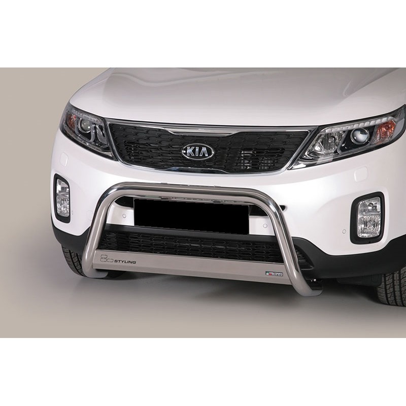 Defensa central inox O63mm Kia Sorento 14  15 con grabacion Homo