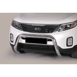 Defensa central inox O76mm Kia Sorento 14  15vsin traviesa Homol