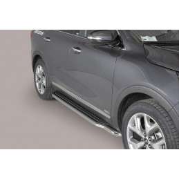 Estribos plataforma Kia Sorento 2015  con tubo inox O50mm