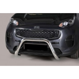 Defensa central inox O76mm Kia Sportage 2016  sin traviesa Homol