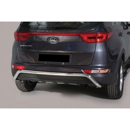 Protector de paragolpes trasero Kia Sportage 2016  en tubo inox 