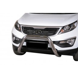 Defensa central inox O76mm Kia Sportage 10 15 sin traviesa Homol