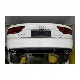 DIFUSOR TRASERO AUDI A7 2011 2014 LOOK RS7 LOOK CARBONO