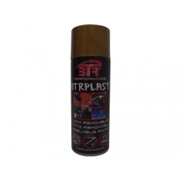 PINTURA PLASTICA REMOVIBLE EN SPRAY COLOR ORO OSCURO 400ML
