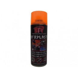 PINTURA PLASTICA REMOVIBLE EN SPRAY COLOR NARANJA RACING 400ML