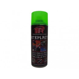 PINTURA PLASTICA REMOVIBLE EN SPRAY COLOR COLOR VERDE NEON 400ML