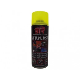 PINTURA PLASTICA REMOVIBLE EN SPRAY COLOR COLOR AMARILLO NEON 40