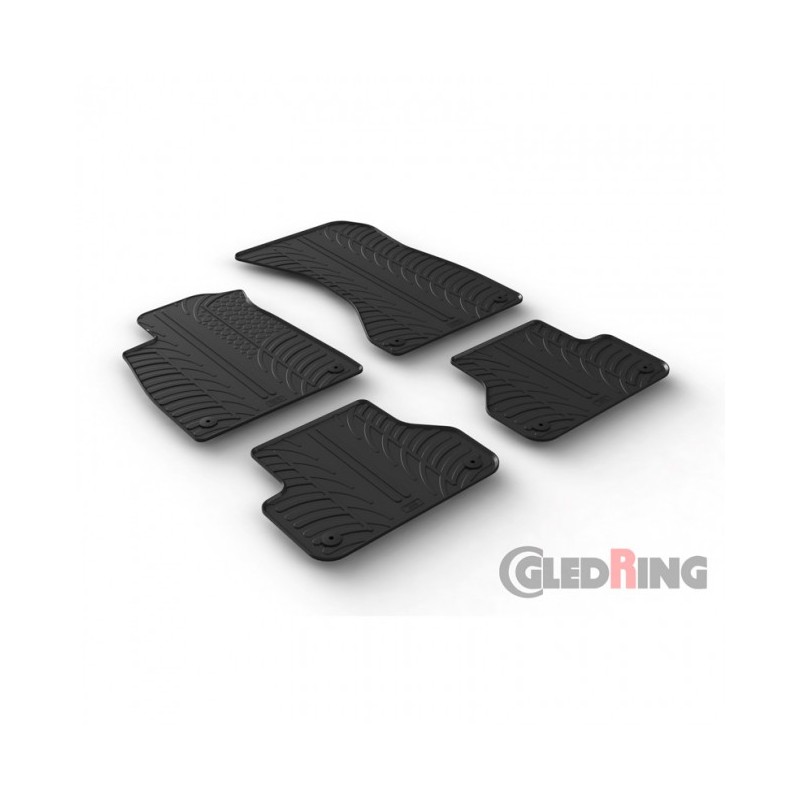 Alfombras de goma Audi A5 Sportback 12 2016 