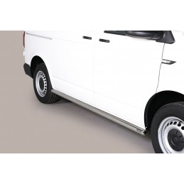 Estribos tubo inox O63mm VW Transporter T6 2015 