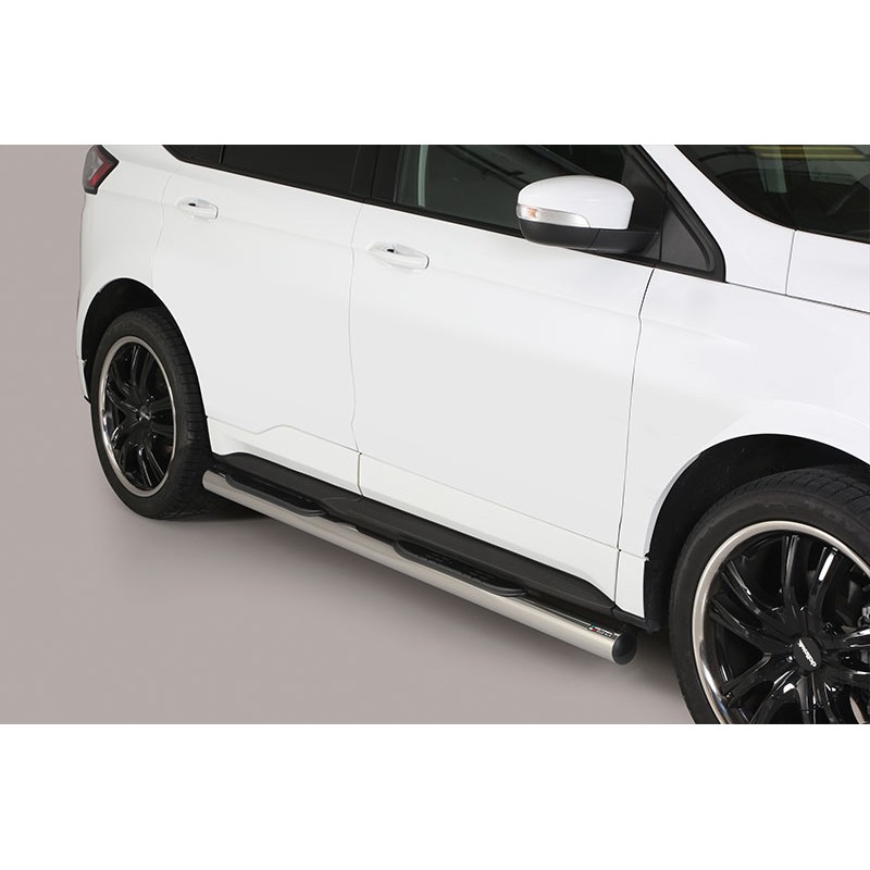 Estribos en tubo inox O76mm Ford Edge 2016  con pisantes