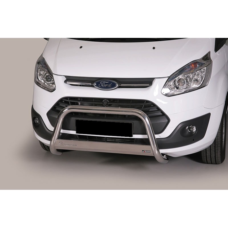Defensa central inox O63mm Ford Transit Custom 2013  con travies