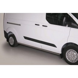Estribos en tubo inox O63mm Ford Transit Custom 2013 