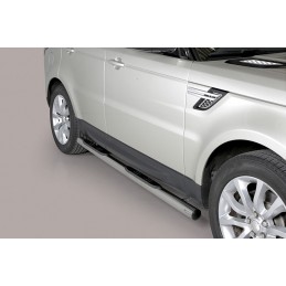 Estribos en tubo inox O76mm RANGE ROVER SPORT 2014   con pisante