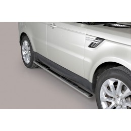 Estribos en tubo inox RANGE ROVER SPORT 2014  seccion oval con p