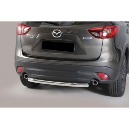 Protector paragolpes trasero en tubo inox O76mm Mazda CX 5 2012 