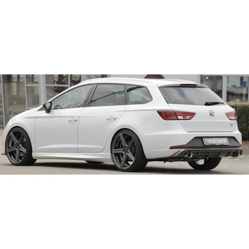 Anadido trasero Seat Leon 5F ST FR RIEGER carbon look